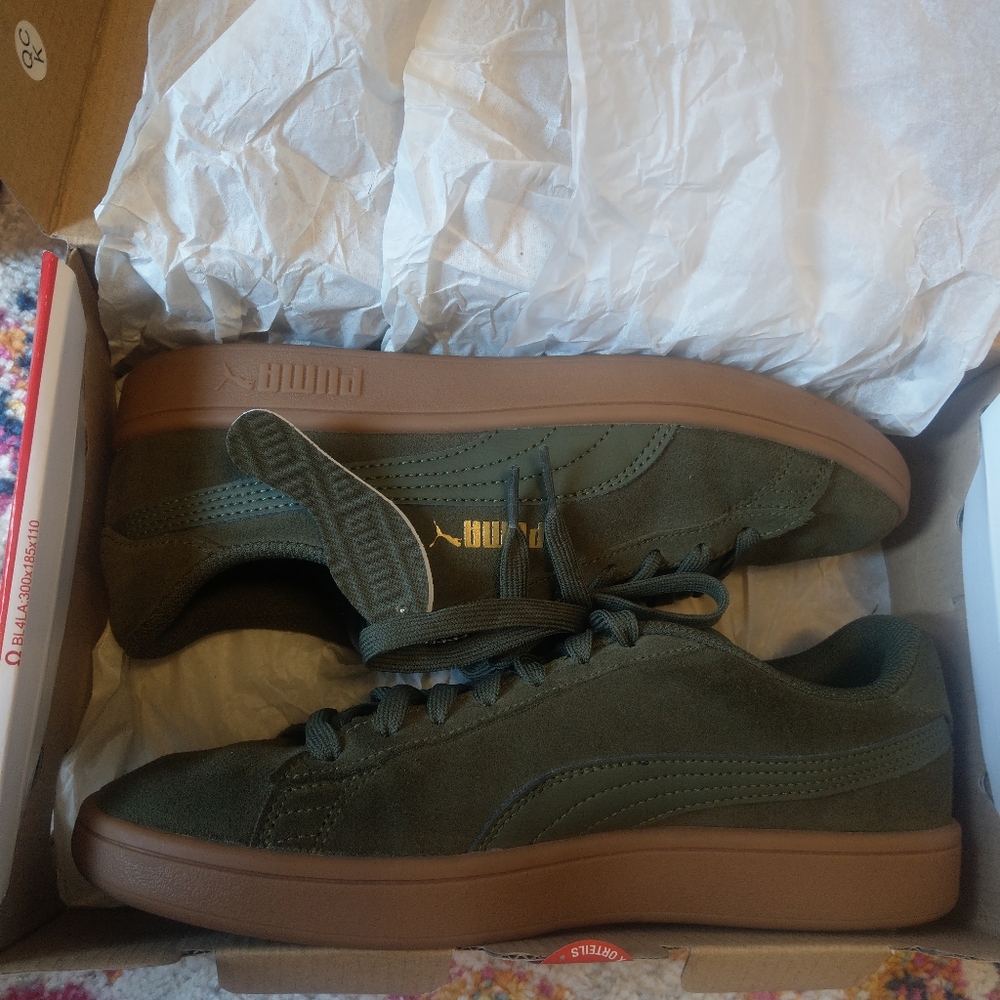 PUMA Smash v2 forest green, army green
